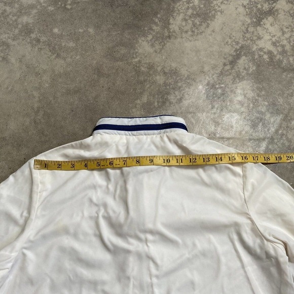 Weather Tamer Jacket Mens Size Large Windbreaker White Style A9305‎ Vtg Lined - Picture 9 of 16